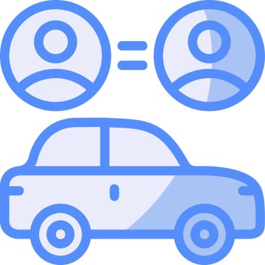 - Araba. Web simgesi basit illüstrasyon