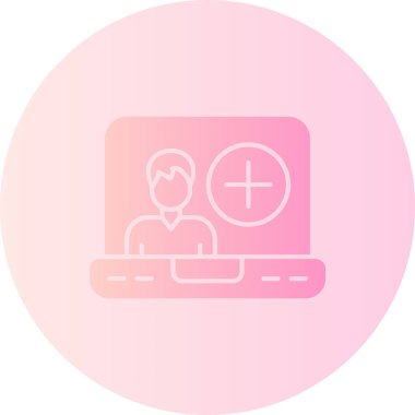 Modern bir simgenin vektör illüstrasyonu