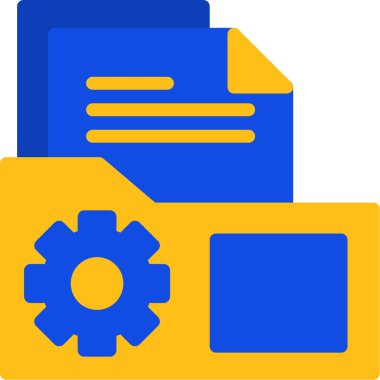 belge dosya simgesi düz biçimli