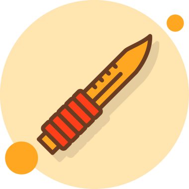 bıçak simgesi vektör illüstrasyonu