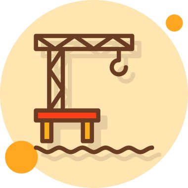 Kumsal. Web simgesi basit illüstrasyon