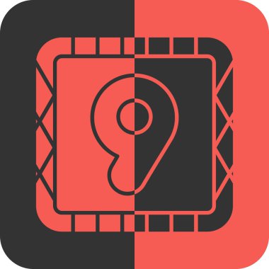 Modern b 'nin vektör illüstrasyonu