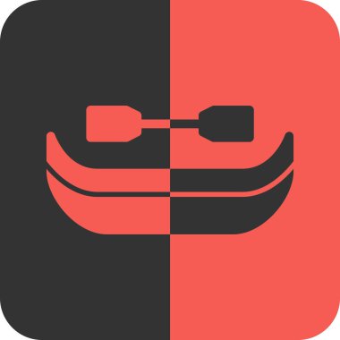 Bir teknenin vektör simgesi