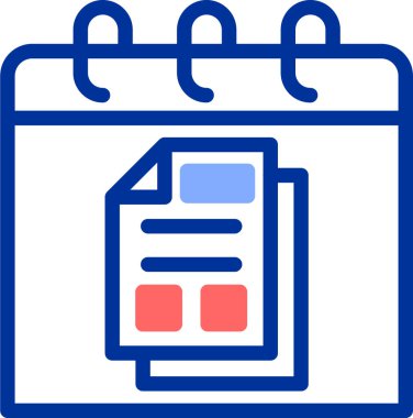 ajanda takvimi tarih simgesi