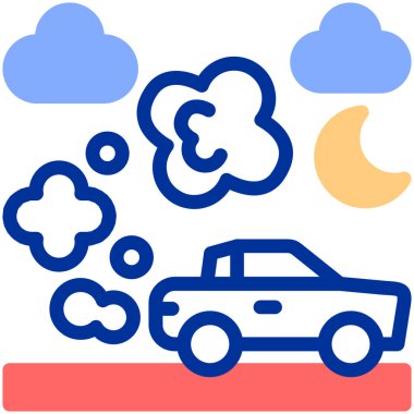 Bulut simgesi vektör illüstrasyonu