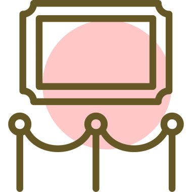 Modern bir binanın vektör simgesi