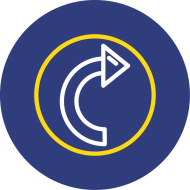 ok simgesi, vektör illüstrasyonu