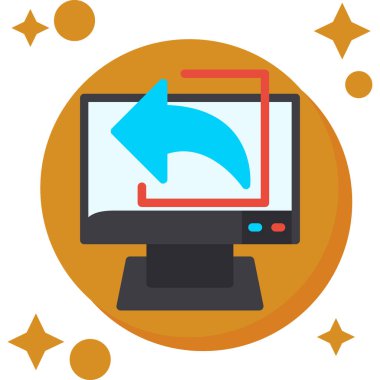 Simgeli bilgisayar masaüstü