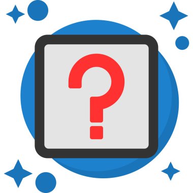 Tablet üzerindeki soru işaretleri