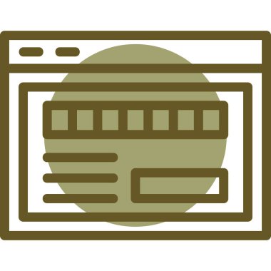 Seo simgesinin vektör illüstrasyonu