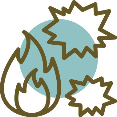 Simge vektör resimlemesini ateşle