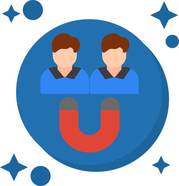 İnsanlar. Web simgesi basit illüstrasyon