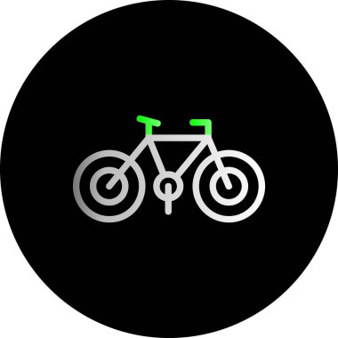 Projeniz için vektör bisiklet simgesi