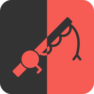 Modern b 'nin vektör illüstrasyonunda dürbünün eksik simgesi