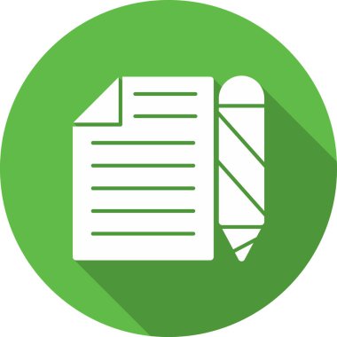 belge simgesi vektör illüstrasyonu