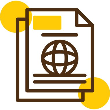 Modern simgenin vektör illüstrasyonu