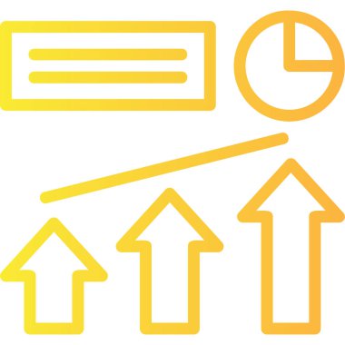 Oklar. Web simgesi basit illüstrasyon