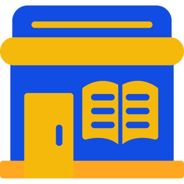 kitap simgesi, vektör illüstrasyonu