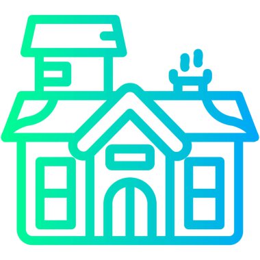 ev simgesi, vektör illüstrasyonu