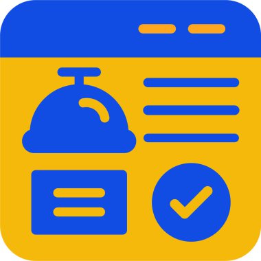 Banka. Web simgesi basit illüstrasyon