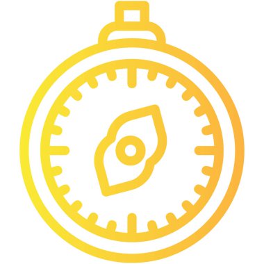 Alarm saat simgesi vektör illüstrasyonu