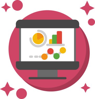 iş analizi analiz simgesi, vektör illüstrasyonu