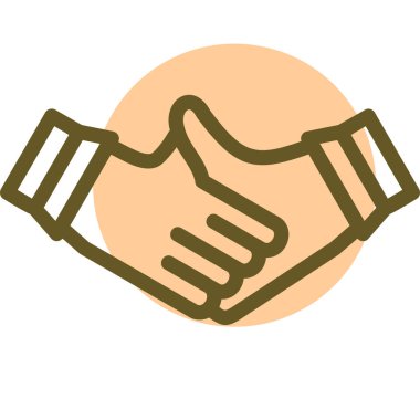 El sıkışma simgesi vektör illüstrasyonu