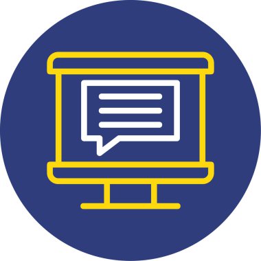 Bilgisayar. Web simgesi basit illüstrasyon