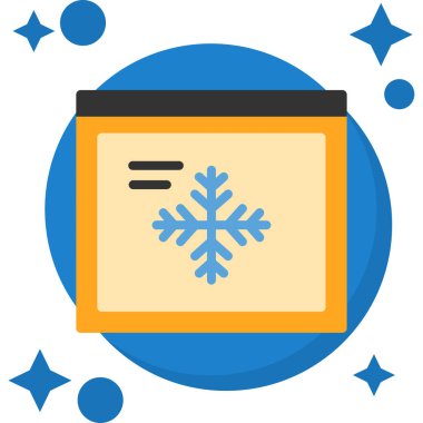 Bilgisayar. Web simgesi basit illüstrasyon