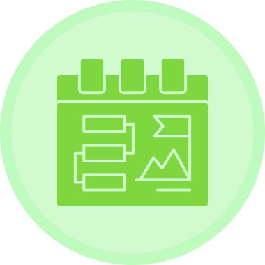 Takvim simgesi vektör illüstrasyonu