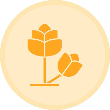 Bir ağaç simgesinin vektör illüstrasyonu