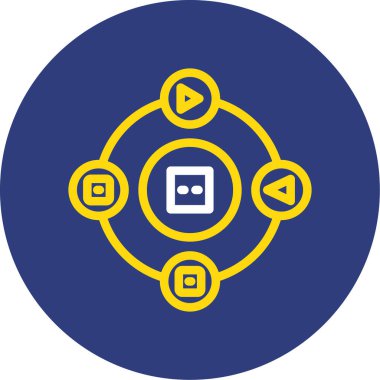 seo modern simgesinin vektör illüstrasyonu