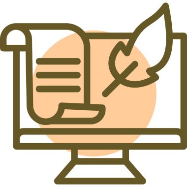 sandalye simgesi çizimi