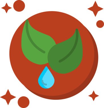 Yeşil yaprağın vektör çizimi