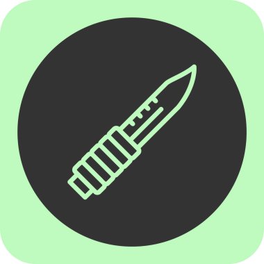 Soyut arkaplanda boya fırçası simgesi izole edildi