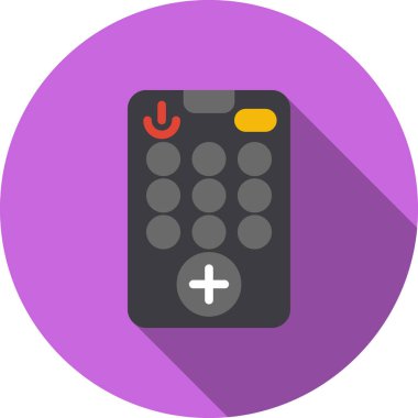 düz biçimdeki uzaktan kontrol simgesini kontrol et