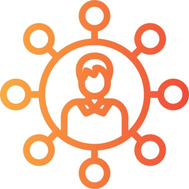 iş stratejisi yönetim simgesi