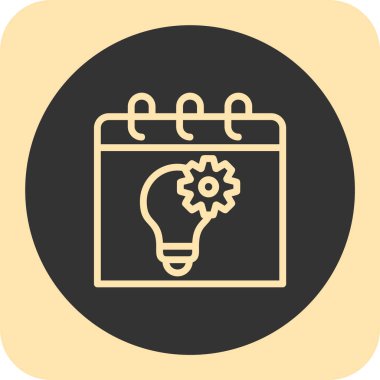 Soyut arkaplanda ampul simgesi izole edildi