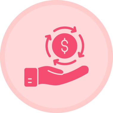 para vektörü simgesi modern basit vektör illüstrasyonu, para işareti web için