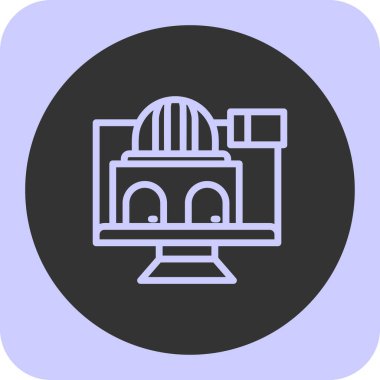 illüstrasyon, ağ ve teknoloji için modern simge