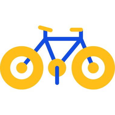 Bisiklet. Web simgesi basit illüstrasyon