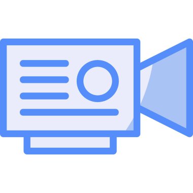 Megafon. Web simgesi basit illüstrasyon