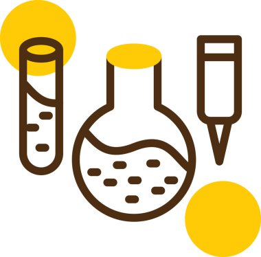 laboratuvar test tüpü simgesi