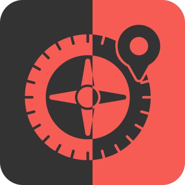 Harita işaretleyici simgesi. vektör illüstrasyonu