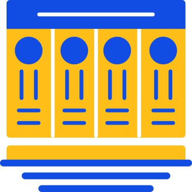 veri veritabanı veri simgesi - özet biçimi