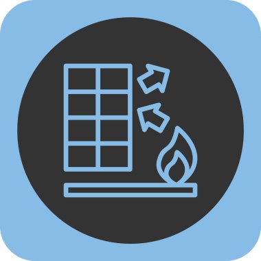 Modern simgenin vektör illüstrasyonu