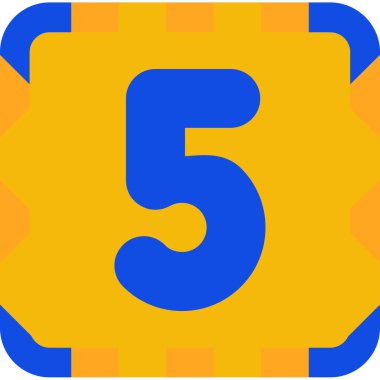 5 numaralı tasarım simgesi - taslak biçimi