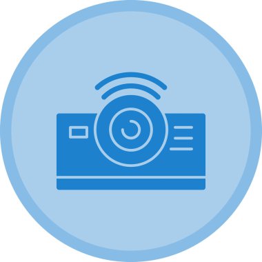 Kablosuz. Web simgesi basit illüstrasyon