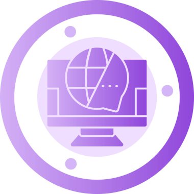 seo modern simgesinin vektör illüstrasyonu