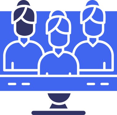 Takım simgesi vektör illüstrasyonu